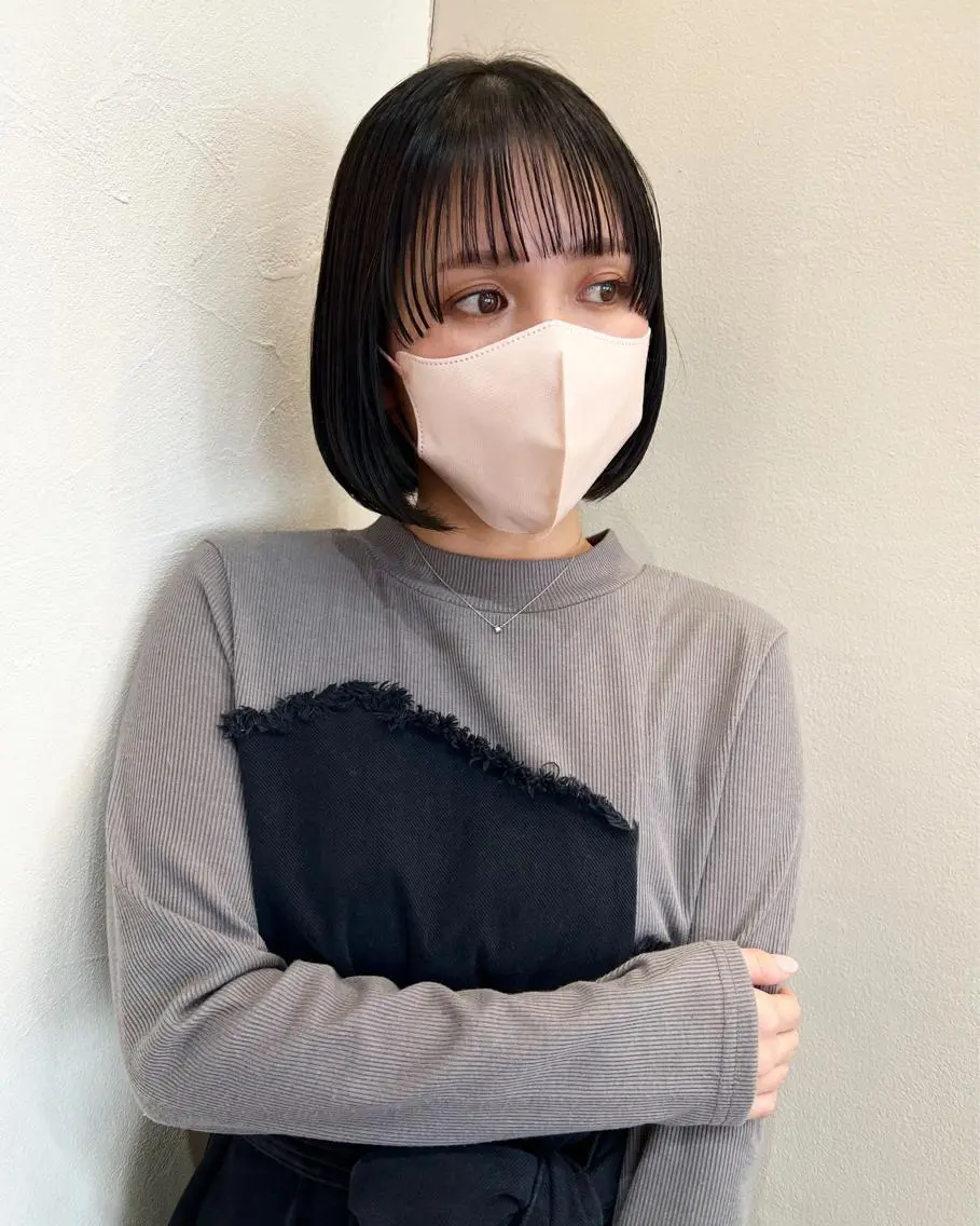 ショート 顔周りカット テトネ タカシのヘアスタイル