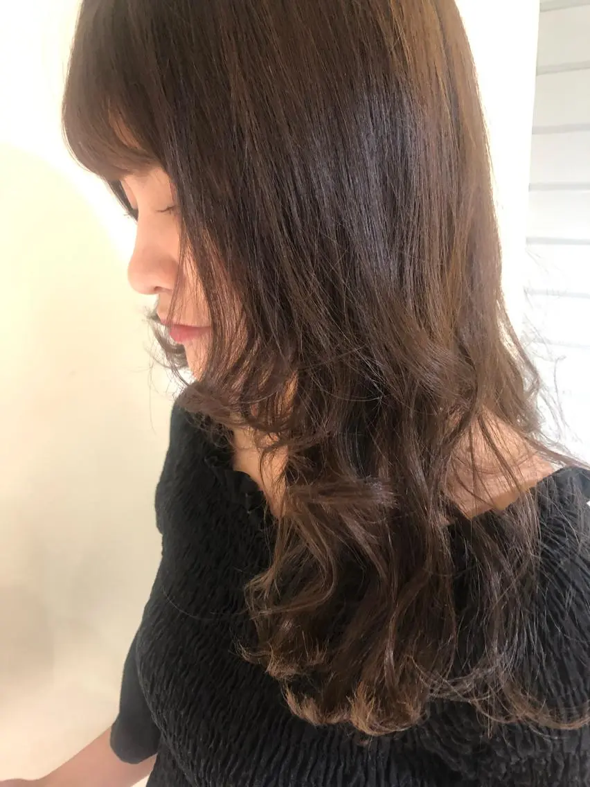 カラー ヘアアレンジ ブラウンカラー ショコラブラウン Maho🍃 #池袋 #眉毛 #実績豊富のマツエク・マツパデザイン