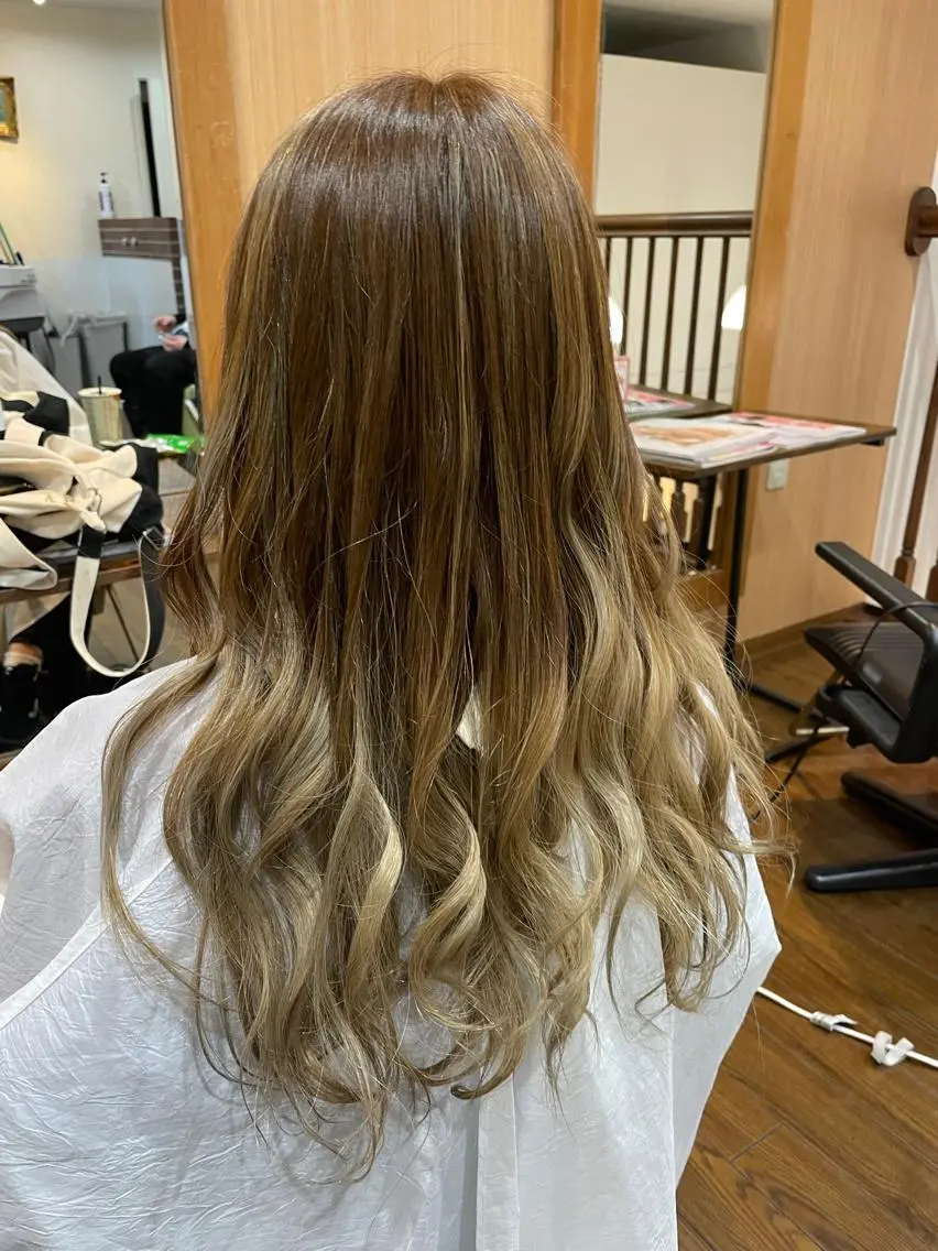 ロング カラー 浅香山✨美髪✨ やまもとあきこのヘアスタイル