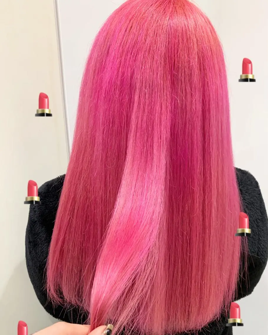 ミディアム カラー ネイビーカラー 新宿駅近♡個室 ♡関口三都季🌜のヘアスタイル