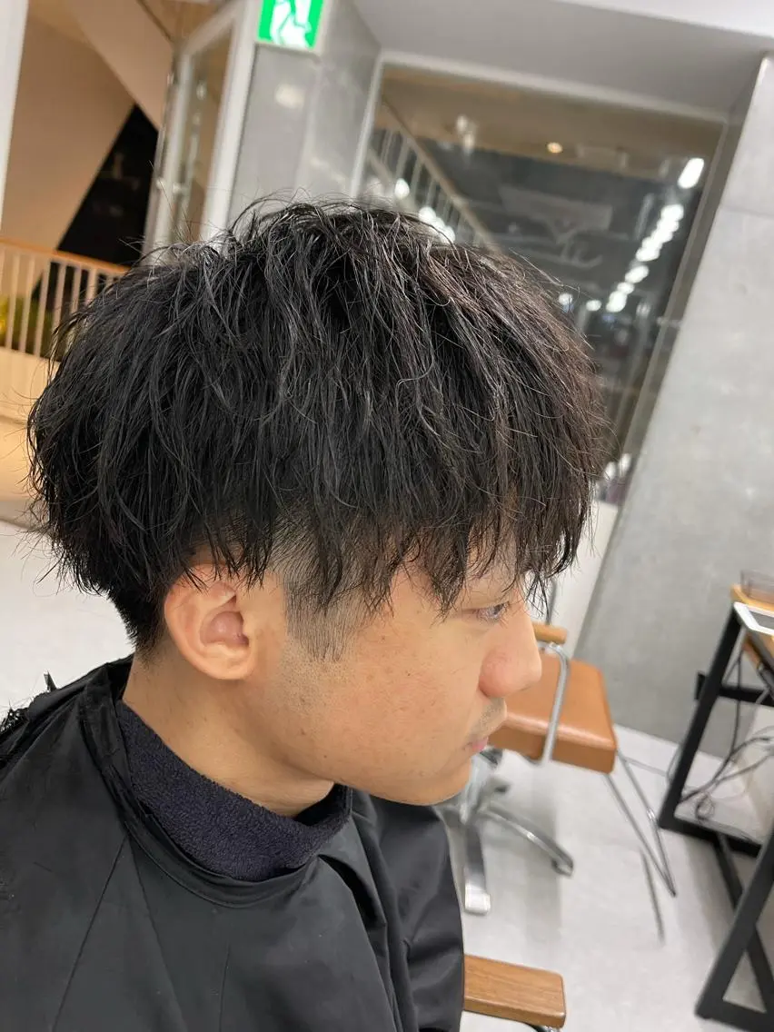 メンズ バレイヤージュ特化/ アキラのヘアスタイル