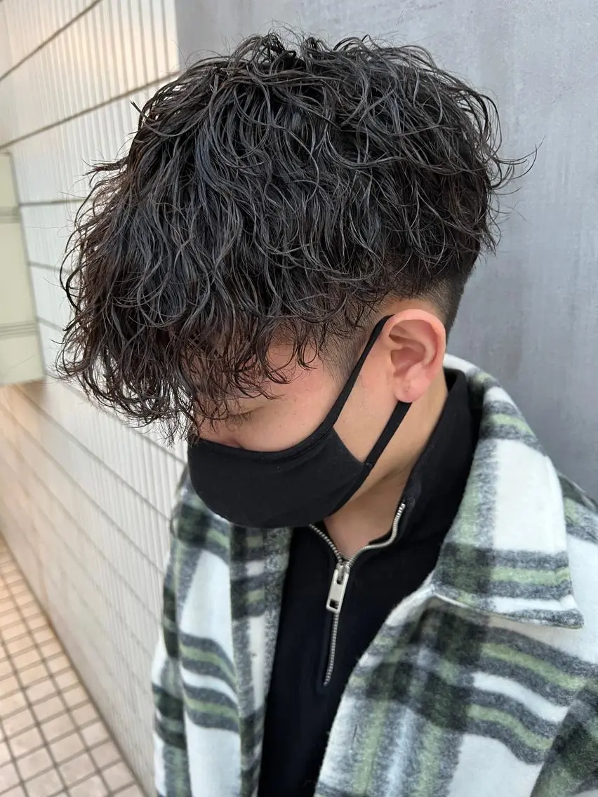 パーマ メンズ マンツーマン×半個室 まちだきょうすけのヘアスタイル
