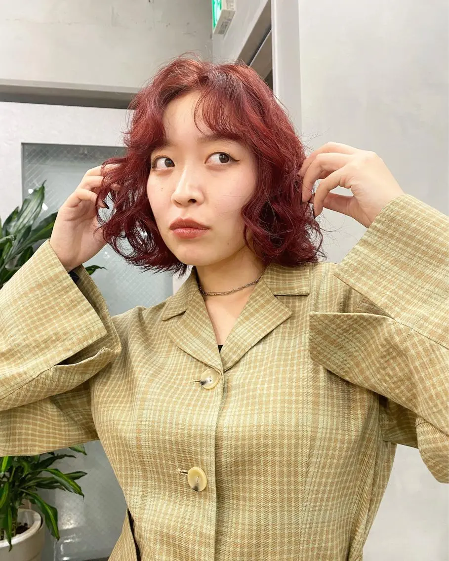 ミディアム MIYU💋💖 〈XENA渋谷本店〉のヘアスタイル