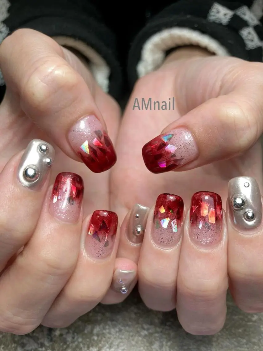 ネイル アートネイル 持ち込み ハンドネイル Am:nail 柏 SUE（スゥ）のネイルデザイン