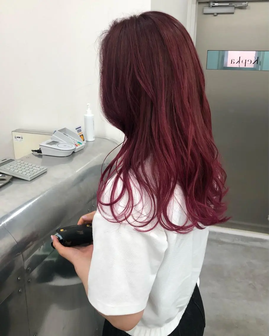 ロング カラー ショートボブ ブリーチ ケアブリーチ ハイライトカラー ハイトーンカラー カット ヘアカラー KEPKA ヤマグチ 天神 今泉のヘアスタイル