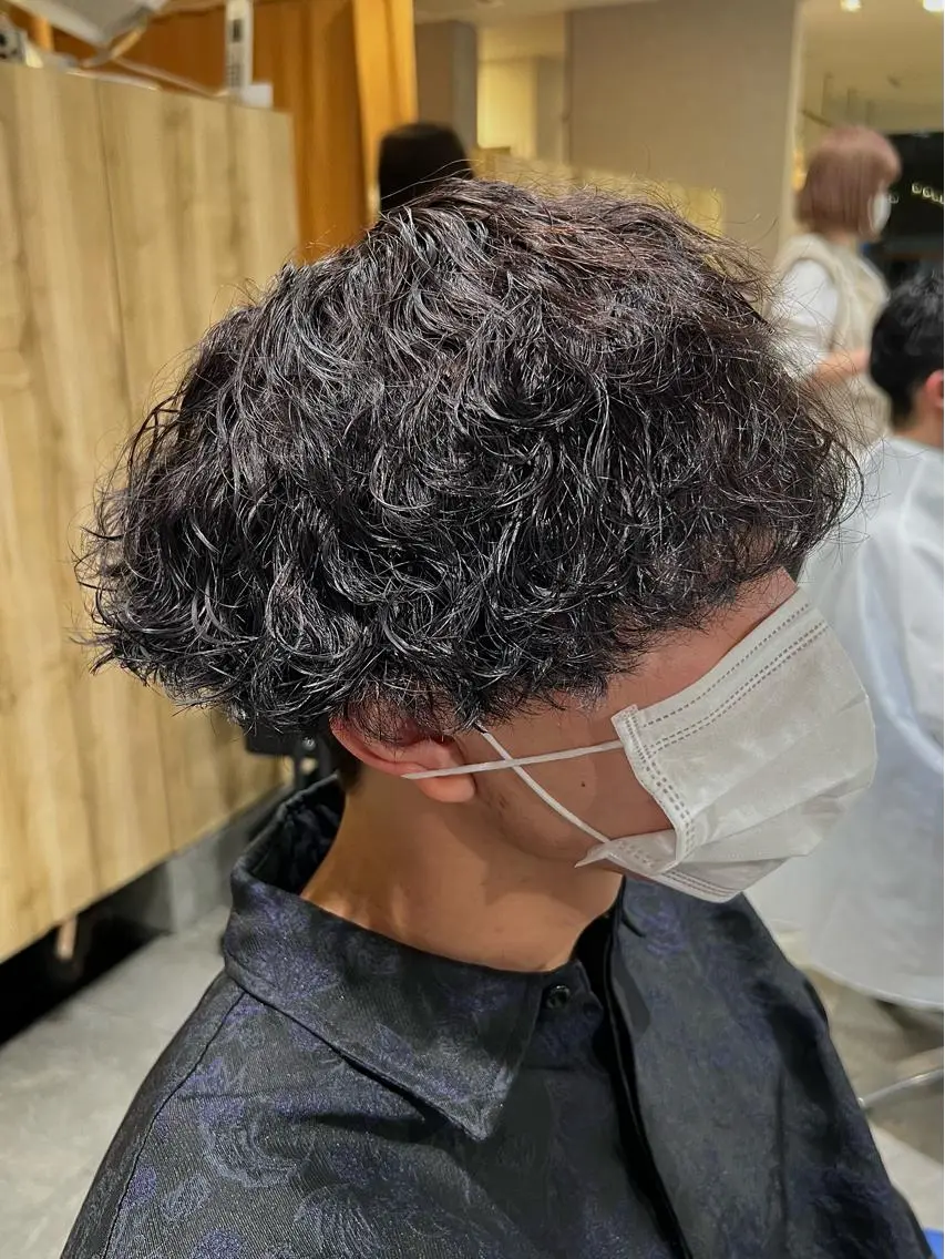 ショート パーマ メンズ メンズパーマ職人 加藤 弘貴のヘアスタイル