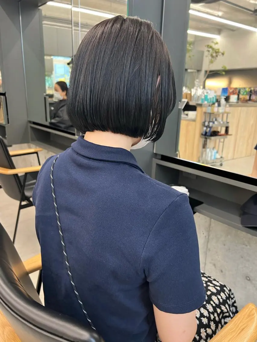 ショート ボブ カット ヘアカラー トリートメント sakoda shunkiのヘアスタイル