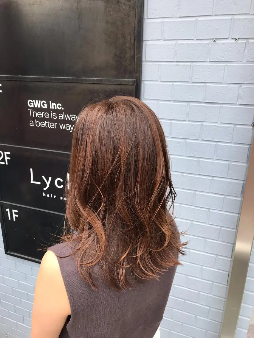 ミディアム カラー newi 天王寺 masakoのヘアスタイル