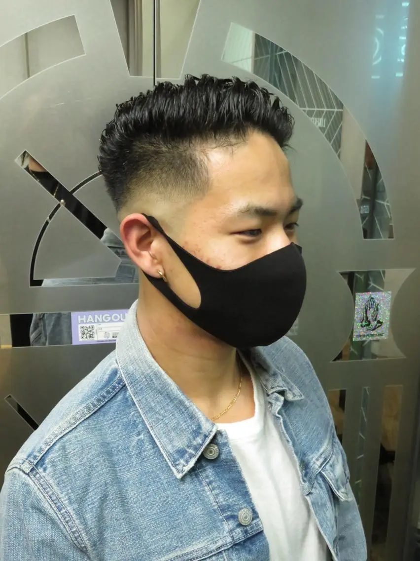 パーマ メンズ 渋谷/フェード/ 國分 翔のヘアスタイル