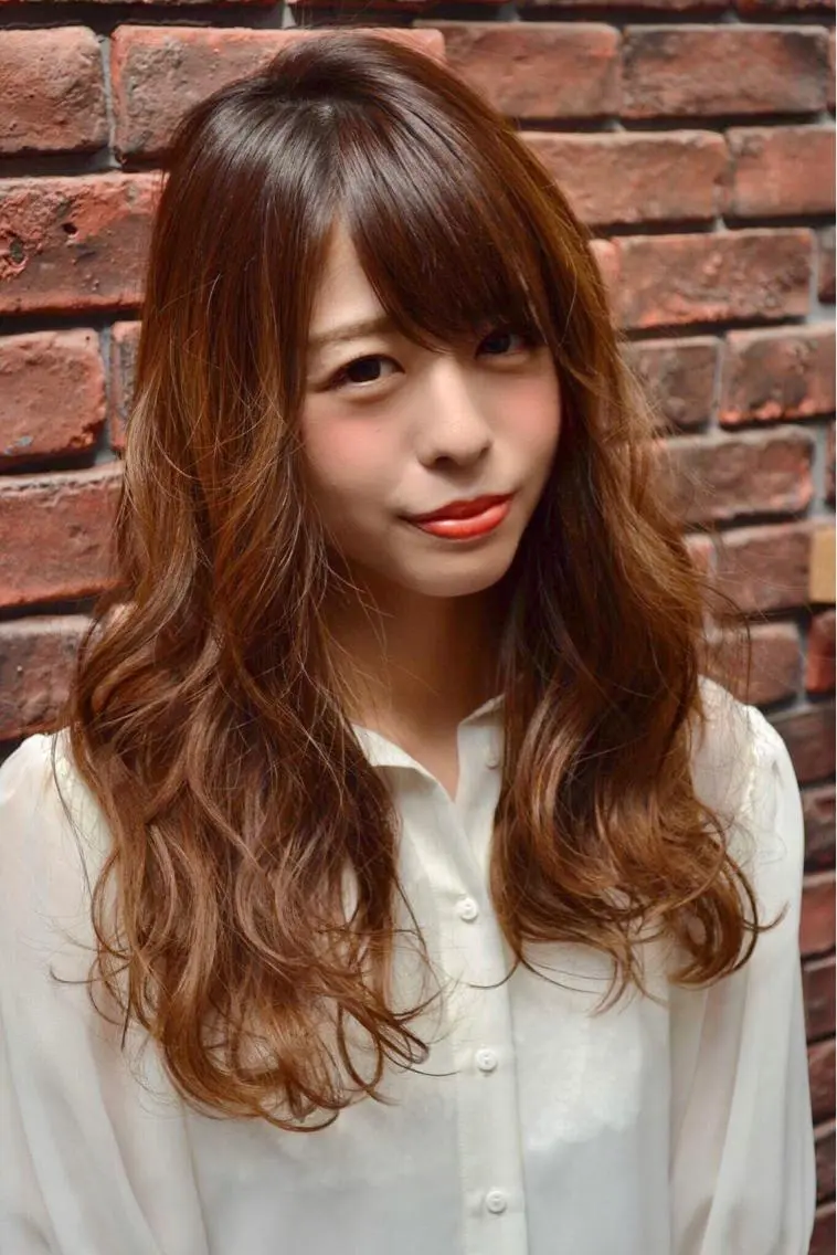 ロング カラー グラデーションカラー メンズ指名多数!! 田島史也のヘアスタイル