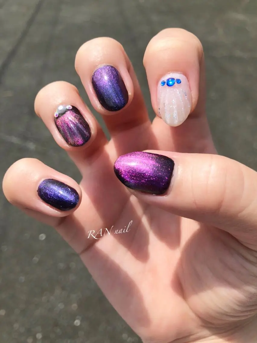 ネイル フットネイル キラキラネイル ハンドネイル フットネイル RAN nailのネイルデザイン
