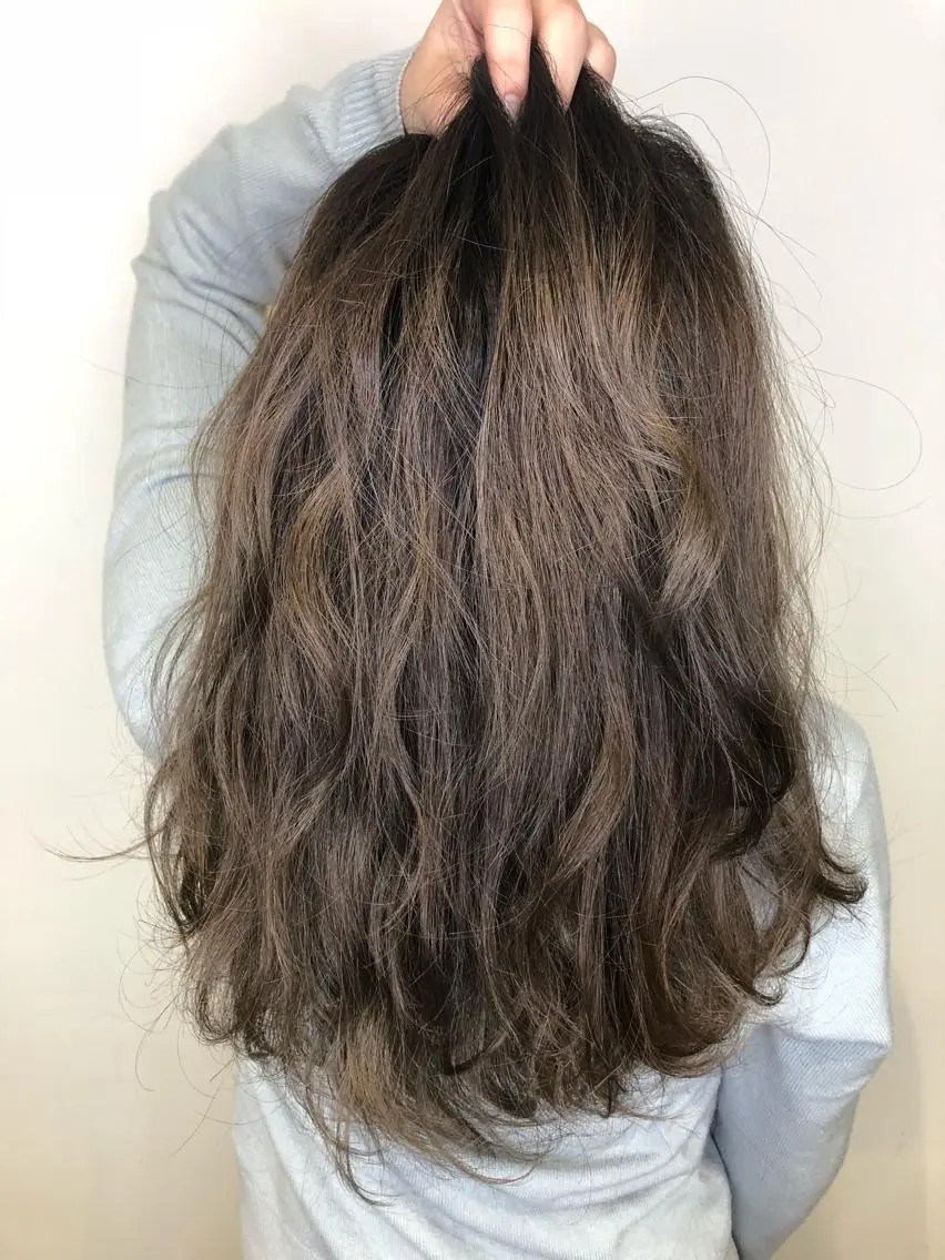 セミロング カラー カット ヘアカラー トリートメント メンズヘア特化 崎田 成人のヘアスタイル