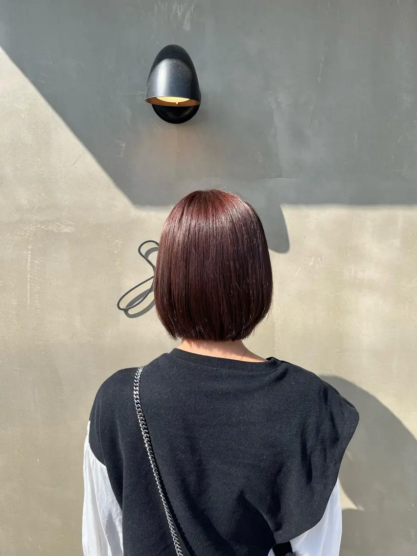 ミディアム カラー アッシュ ベージュカラー ブリーチ ケアブリーチ ダブルカラー 🌼あんなtrend color🌼のヘアスタイル