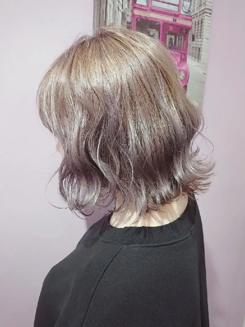 ミディアム カラー ヘアアレンジ ナカシマ  アユミのヘアスタイル