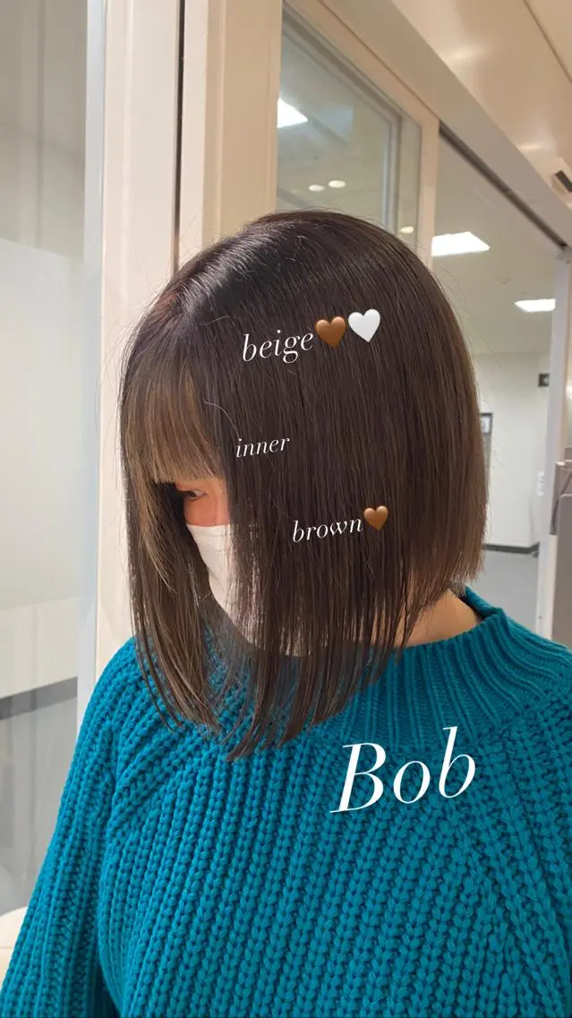 ショート カラー ヘアアレンジ 切りっぱなしボブ ベージュカラー ハイトーンカラー インナーカラー ピンクカラー 🌿レイヤー/ブリー チ/🌿JINのヘアスタイル