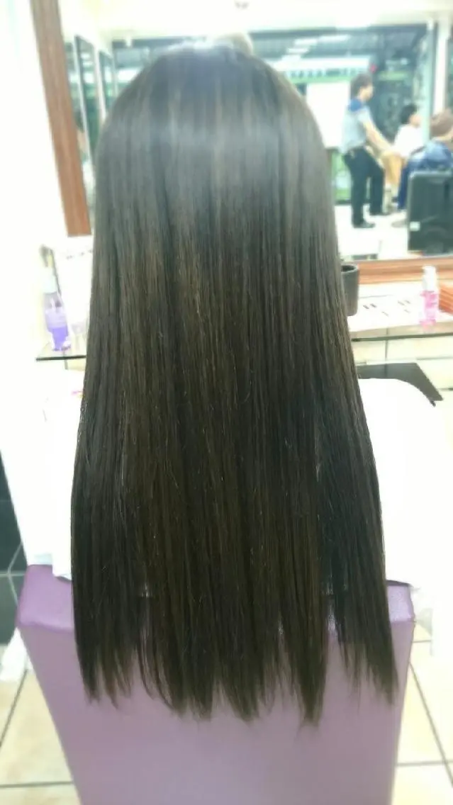ロング カラー アッシュ 外国人風カラー 田坂 真弓のヘアスタイル