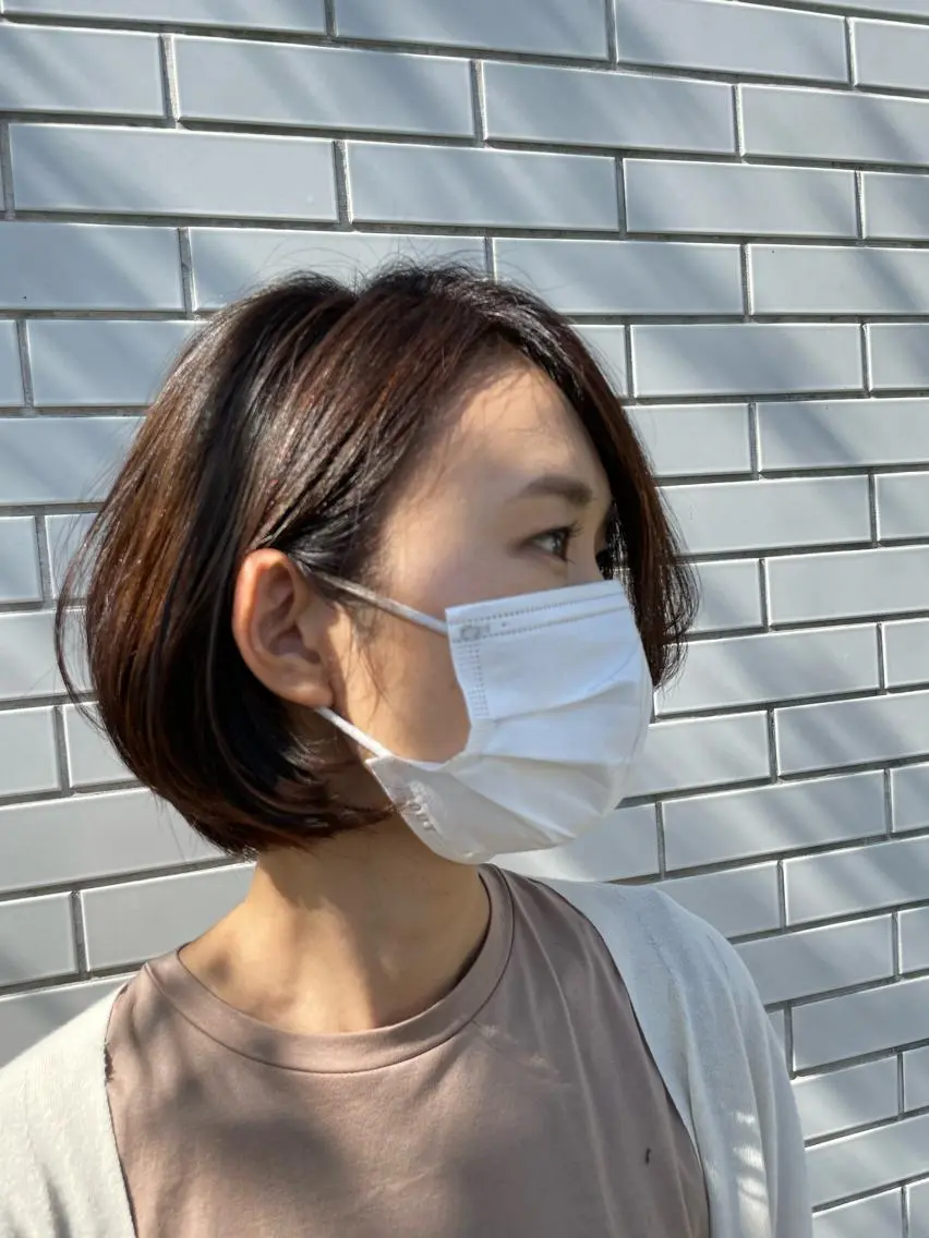 ショート カラー ボブ 小酒井 智洋のヘアスタイル