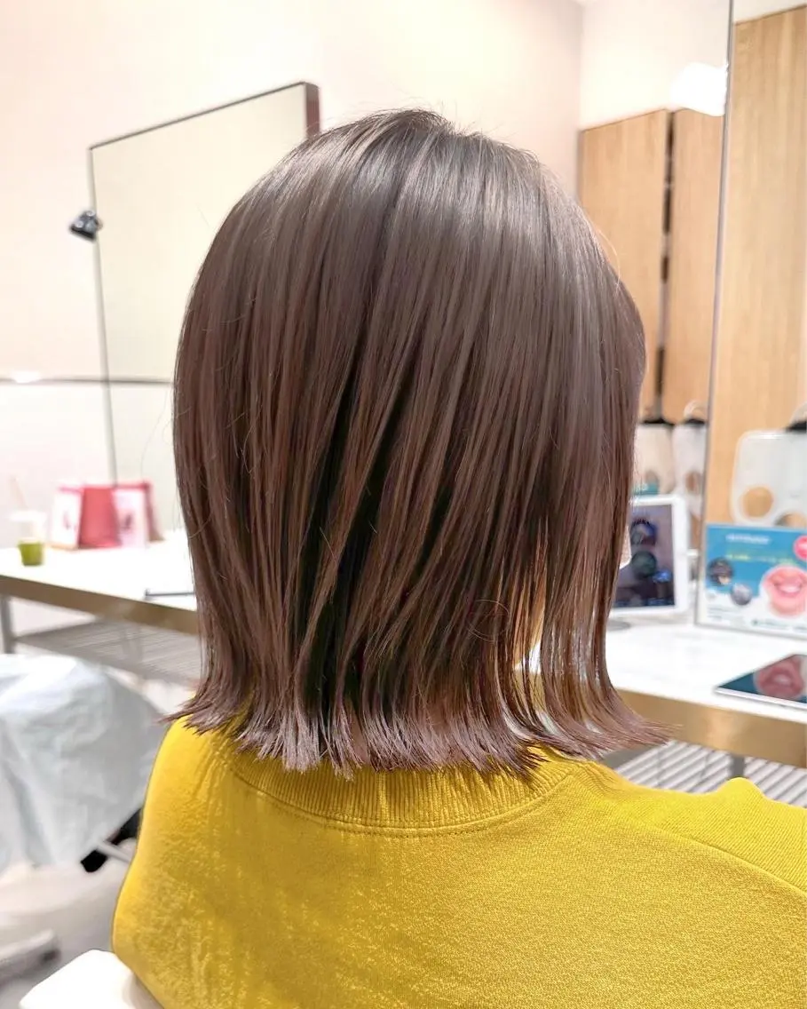 ミディアム カラー パーマ ヘアアレンジ レイヤーカット/ボブ /縮毛矯正✨大輝のヘアスタイル