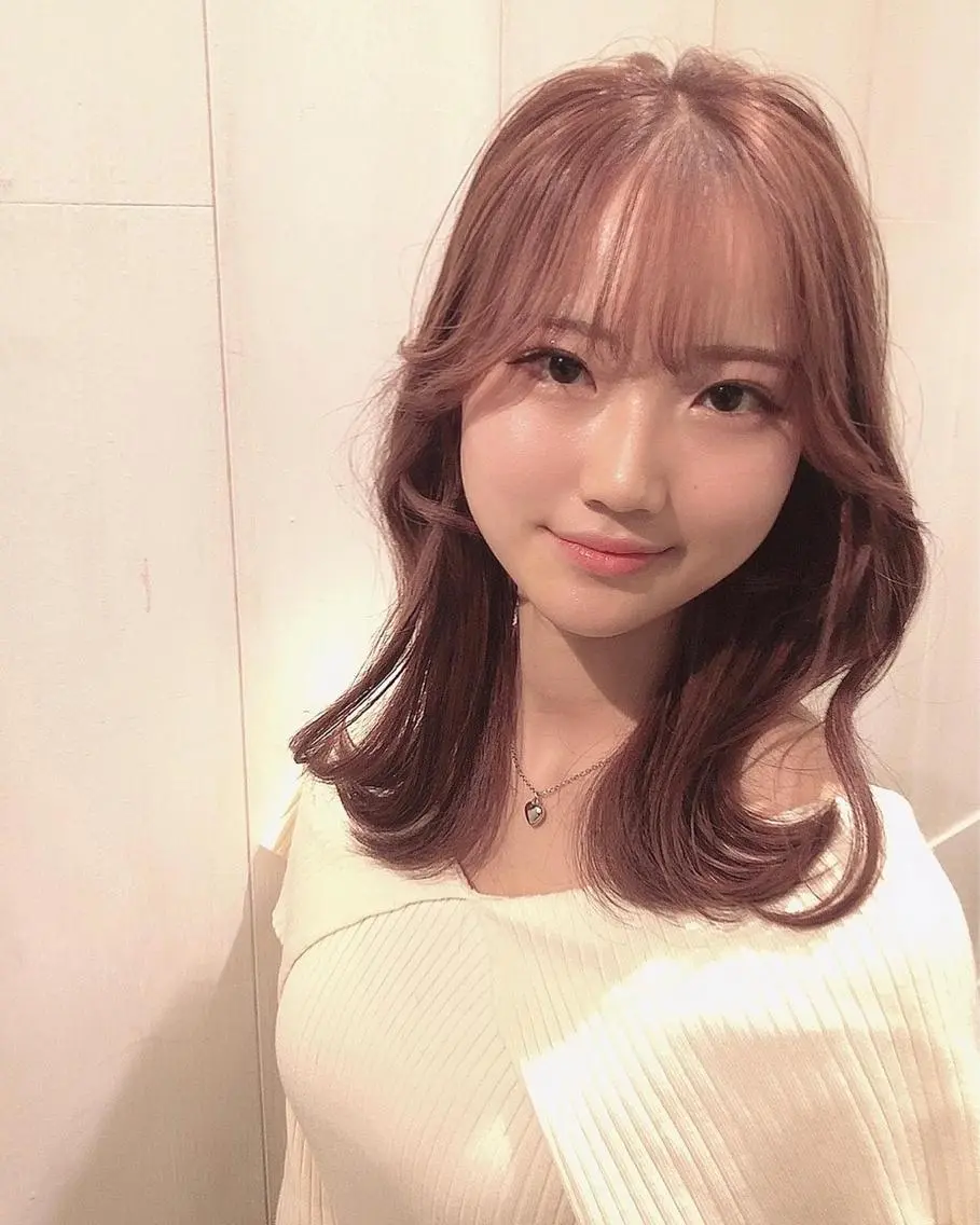 ミディアム カラー ヘアアレンジ くびれヘア 韓国風ヘア UNIX N.horiiのその他イメージ