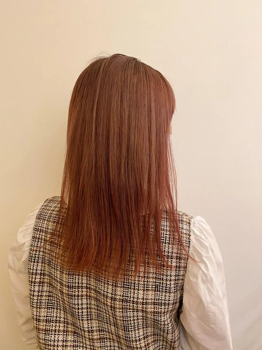 セミロング カラー カット ヘアカラー トリートメント 入江 允のヘアスタイル