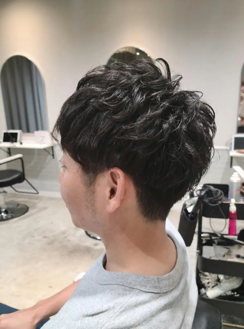 メンズ メンズパーマ 赤松 摩美のヘアスタイル