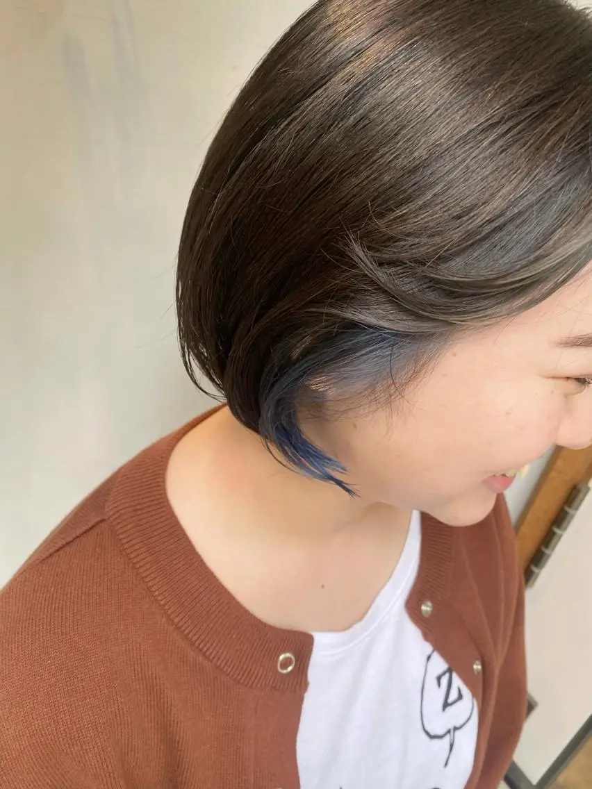 ショート カラー カット ヘアカラー トリートメント ENIF ヤマグチアツコのヘアスタイル