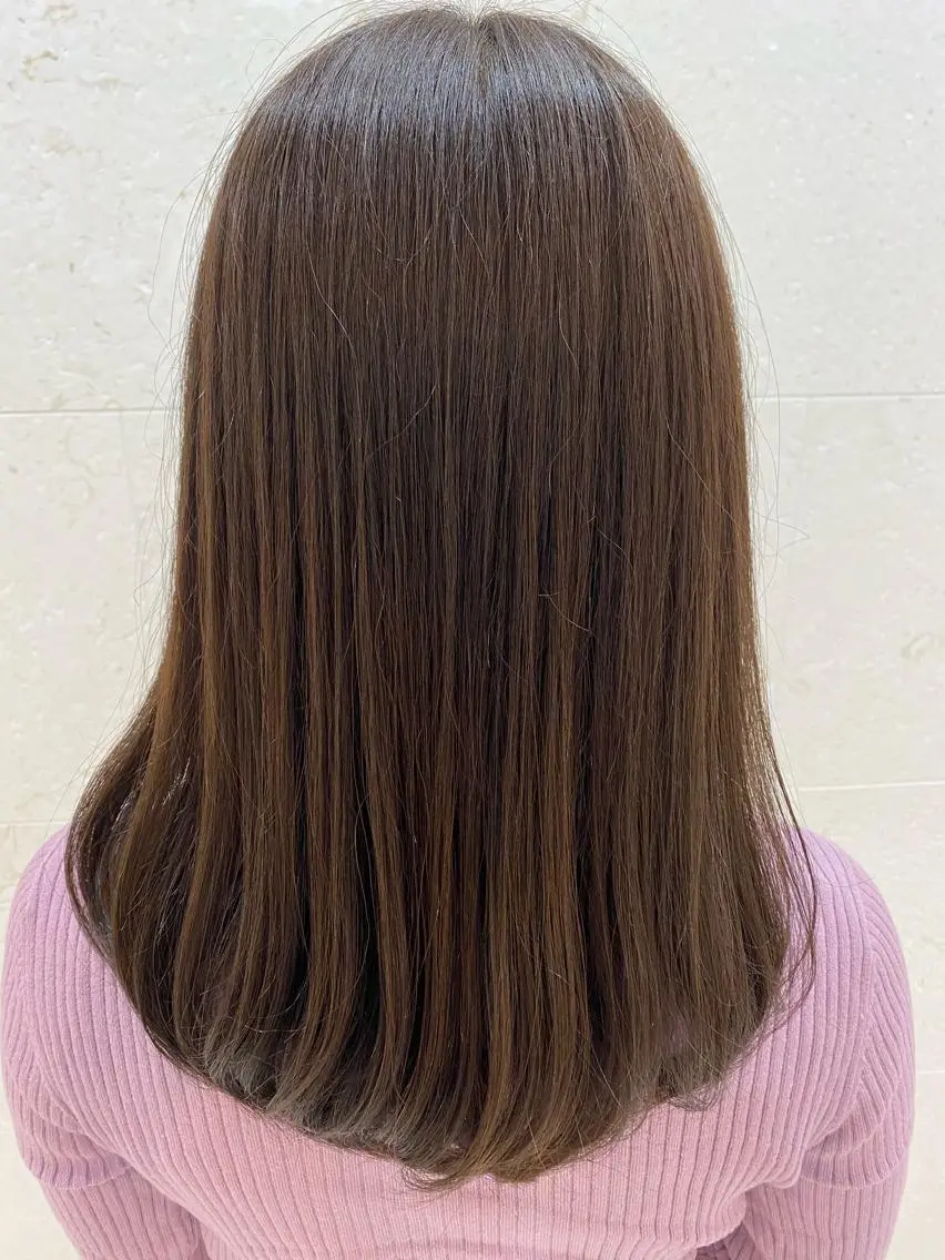 ミディアム カラー shanti 渡辺新也✂️のヘアスタイル