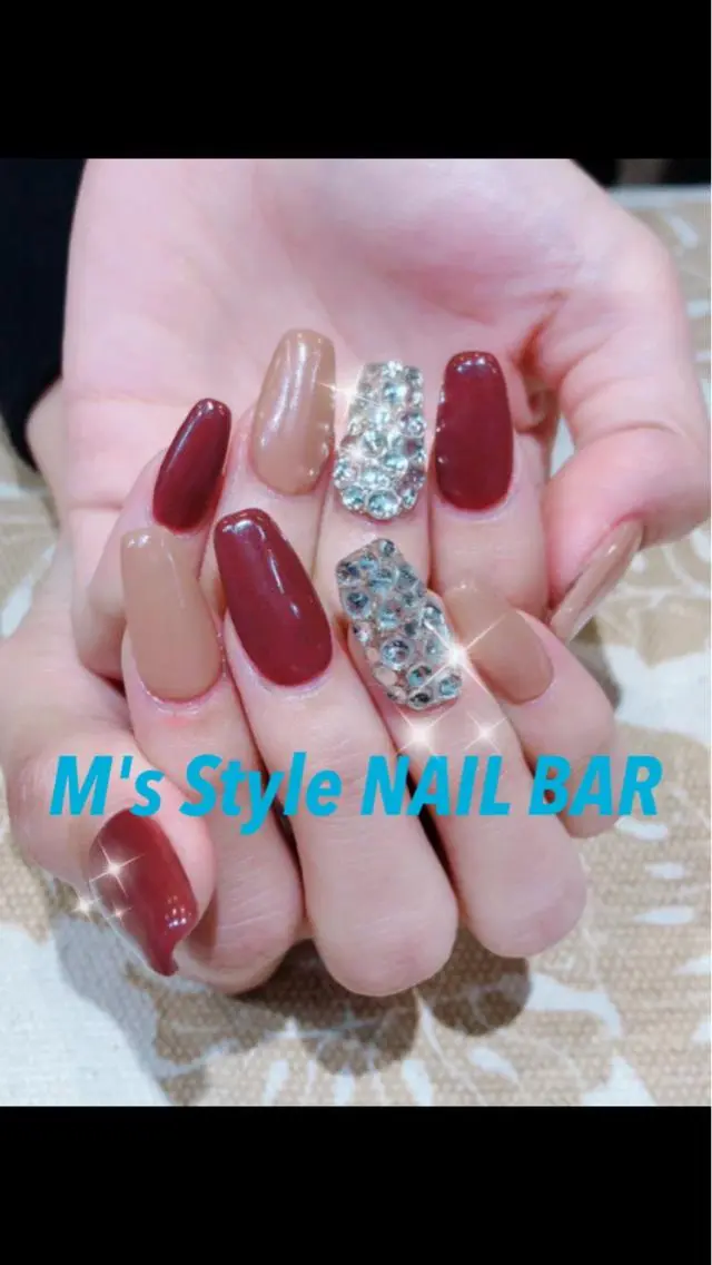 ネイル 持ち込み シンプルネイル ハンドネイル M's Style NAIL BARのネイルデザイン
