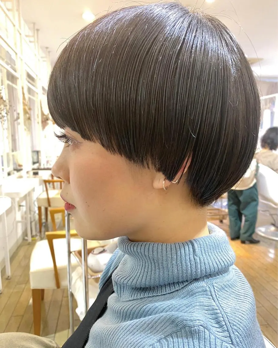 ショート カラー 奥秋 理紗　sai xのヘアスタイル