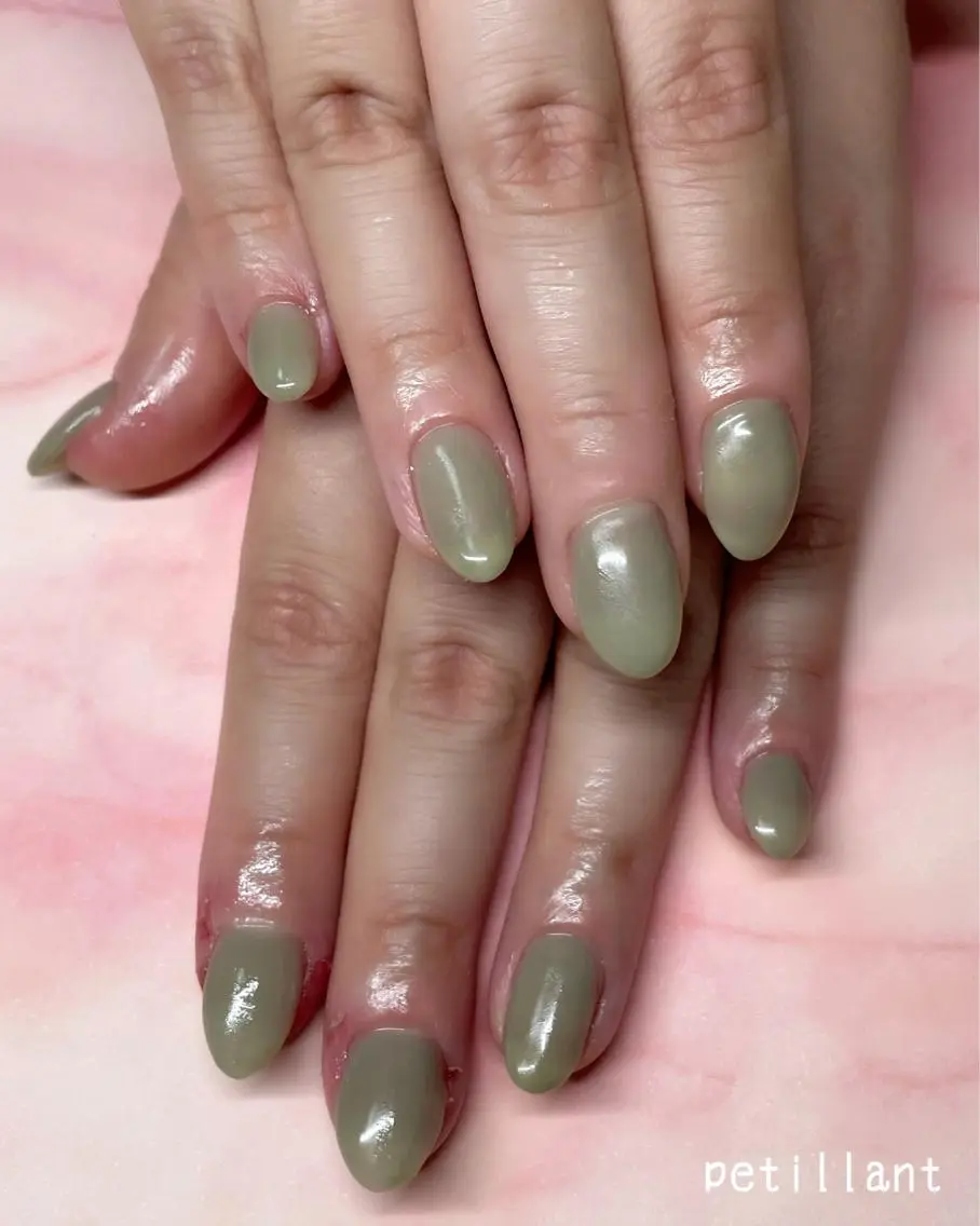 ネイル 長さ出し 春ネイル ハンドネイル ハンドケア nail salon petillantのネイルデザイン