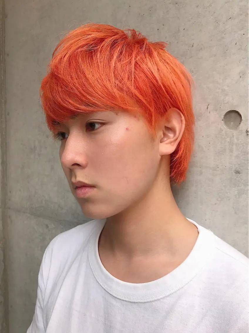 ショート カラー メンズ カット ヘアカラー 山下 亮輔のヘアスタイル