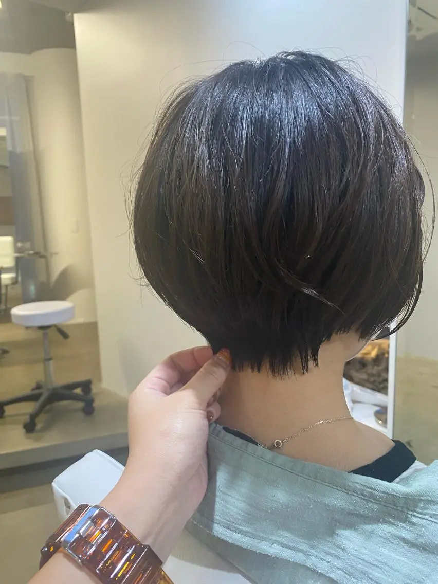 ショート ショートヘア I nagiのヘアスタイル