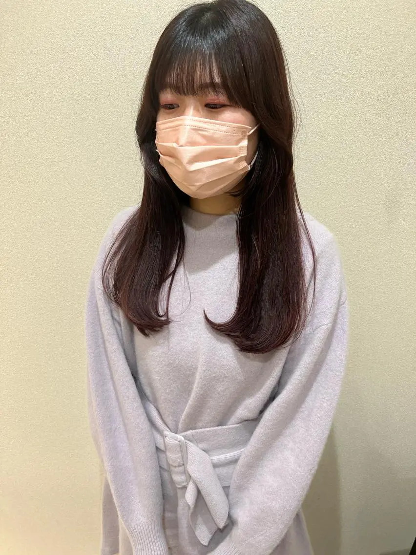 ロング カラー 外国人対応 佐久間のヘアスタイル