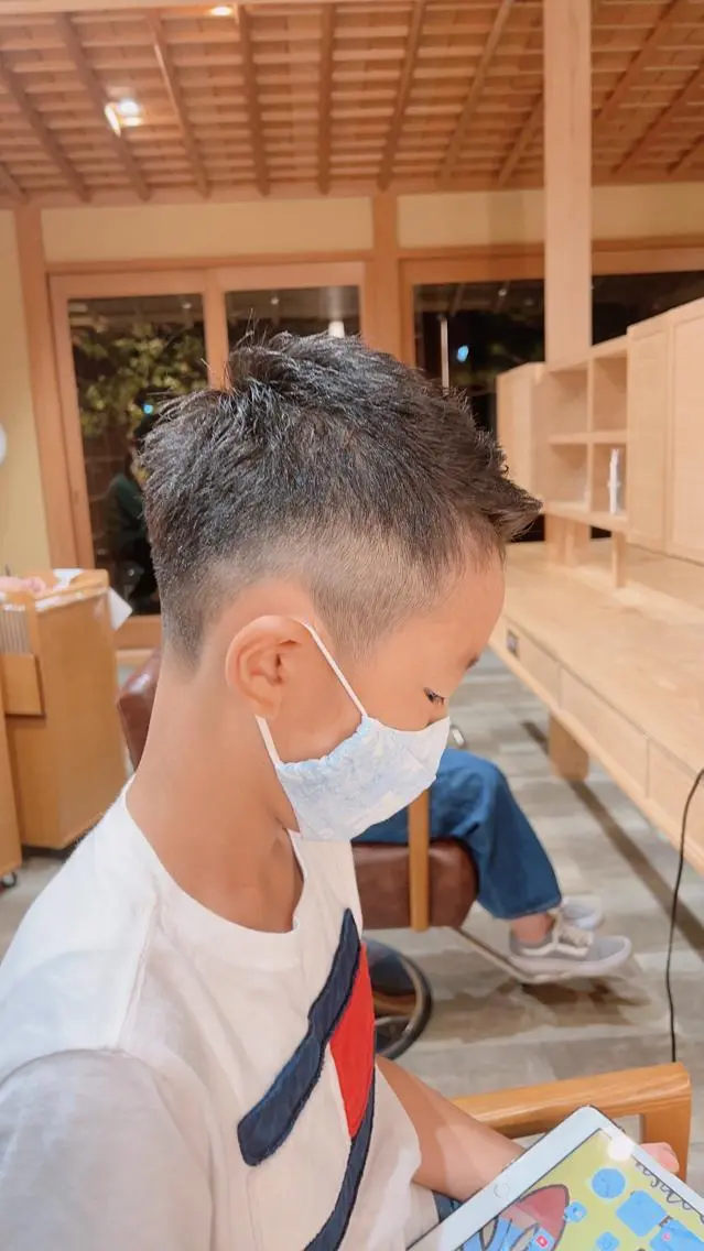 ショート メンズ キッズ 大井 崚聖のヘアスタイル