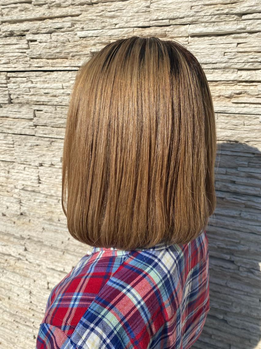 セミロング カラー ヘアカラー 似合わせが得意 村松慧汰のヘアスタイル