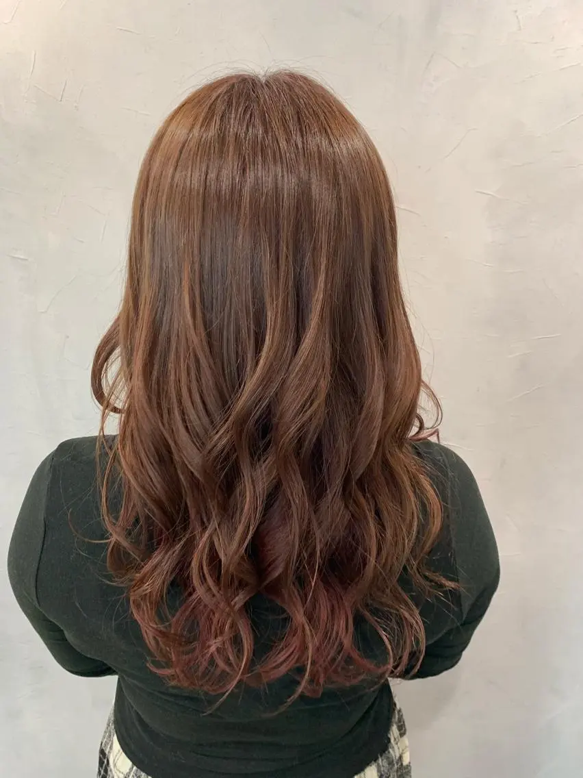 セミロング カット ヘアカラー トリートメント 江畑 匠 新宿三丁目 徒歩30秒⭐️のヘアスタイル