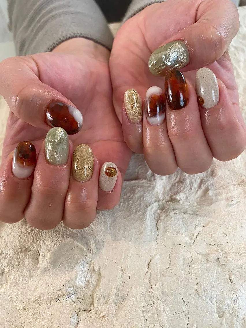 ネイル ハンドネイル and M. nailのネイルデザイン