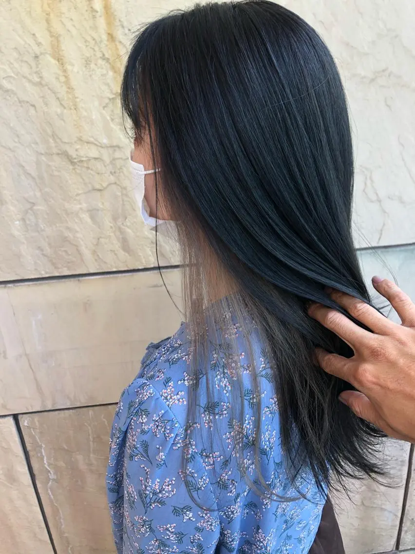 ロング カラー ヘアカラー 髪質改善 MAKIのヘアスタイル