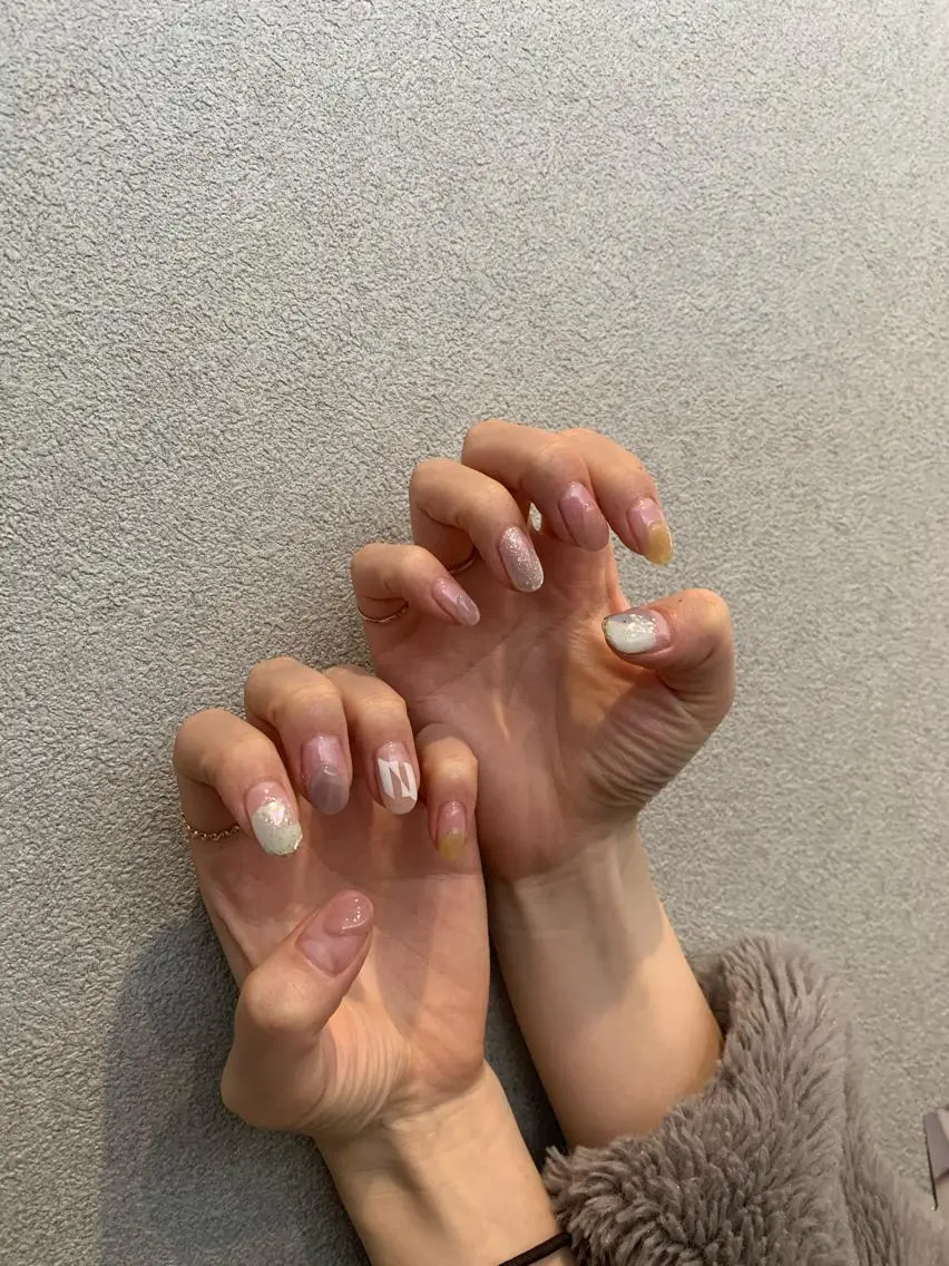 ネイル ハンドネイル Crescent Eye Yukiのネイルデザイン