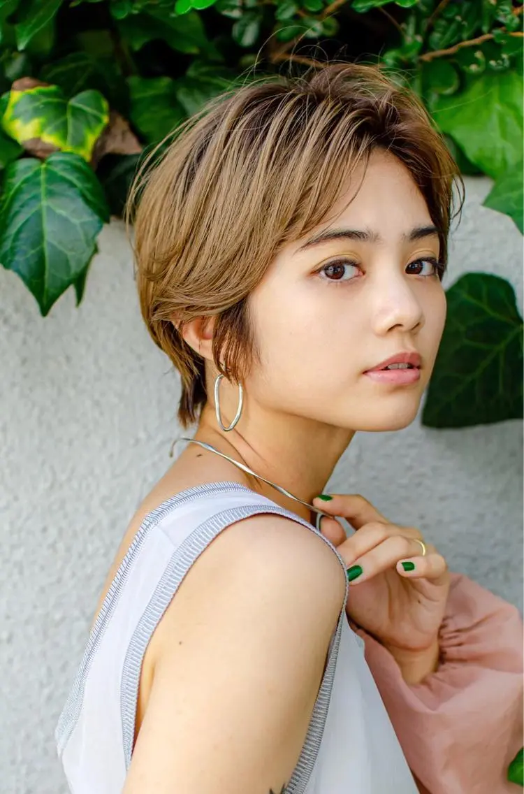 ショート カット ヘアカラー トリートメント 💘MICOTO藤沢 髪質改善ブリーチ💘のヘアスタイル