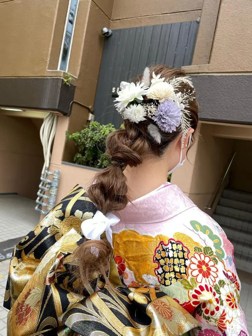 ロング ヘアアレンジ ヘアセット 24beauty /nanamiの眉毛・アイブロウイメージ