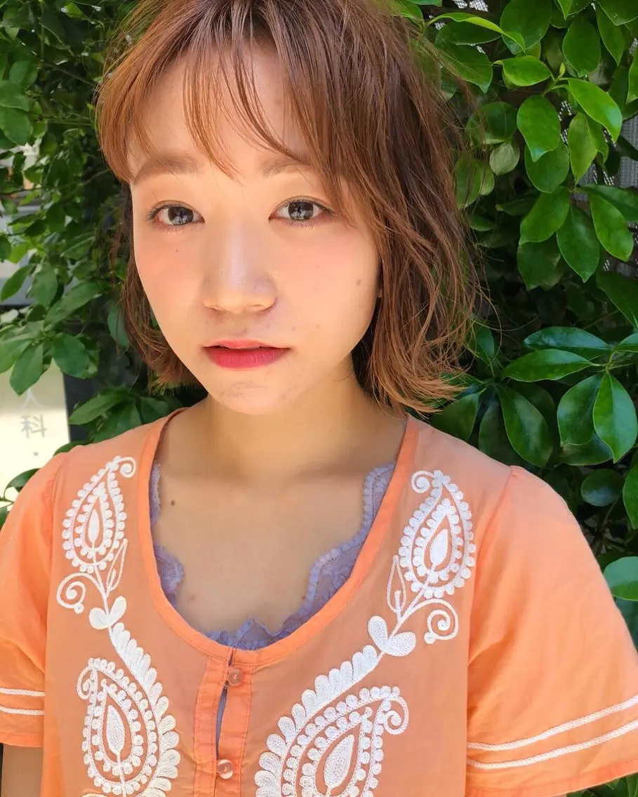 ショート 切りっぱなしボブ ボブ レイヤーカット 中野 恵脩のヘアスタイル