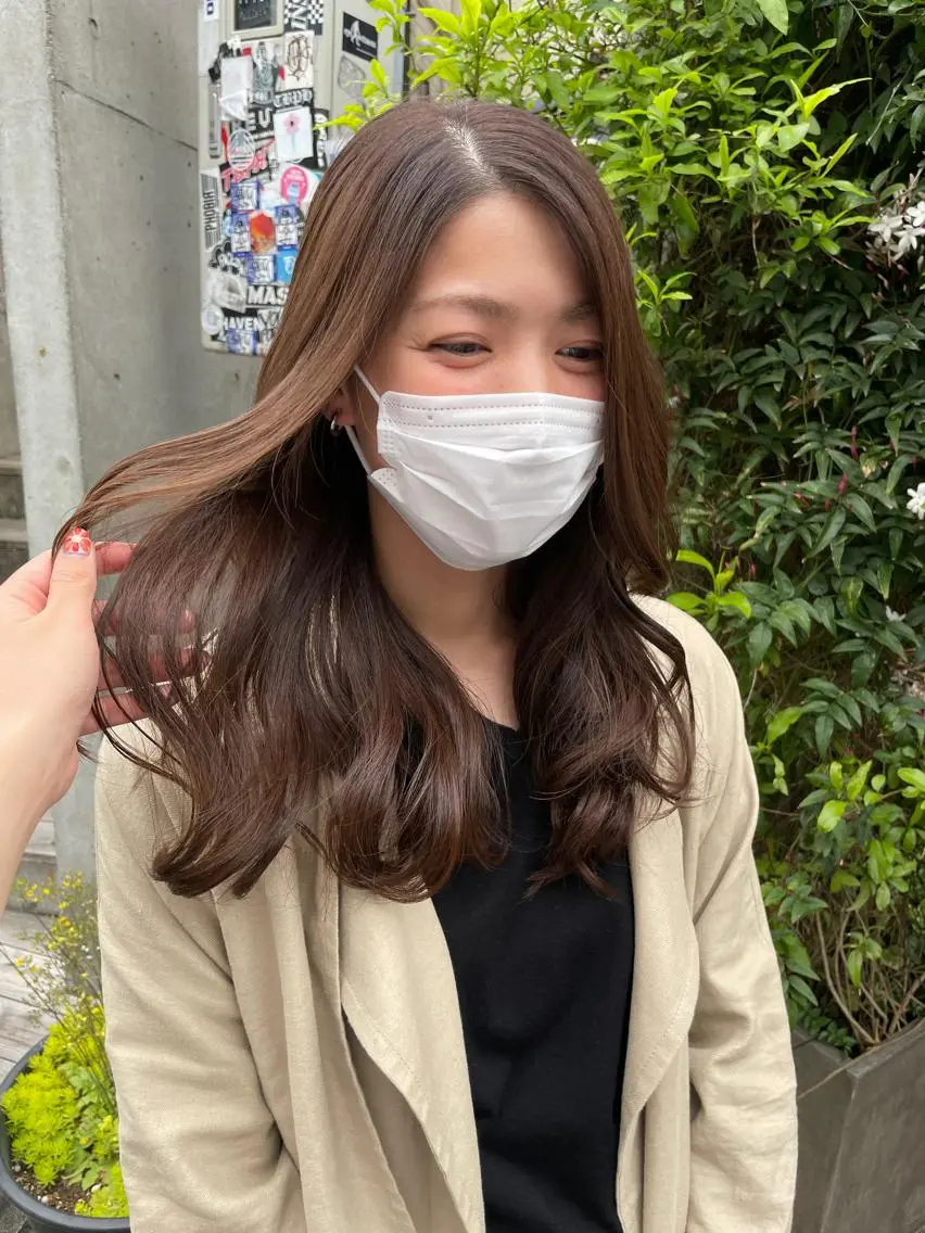 ロング カラー パーマ カット パーマ 中目黒駅徒歩3分🌼 natsuのマツエク・マツパデザイン