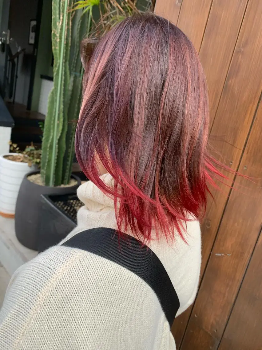 ミディアム カラー hair &make EPICRUMIのヘアスタイル