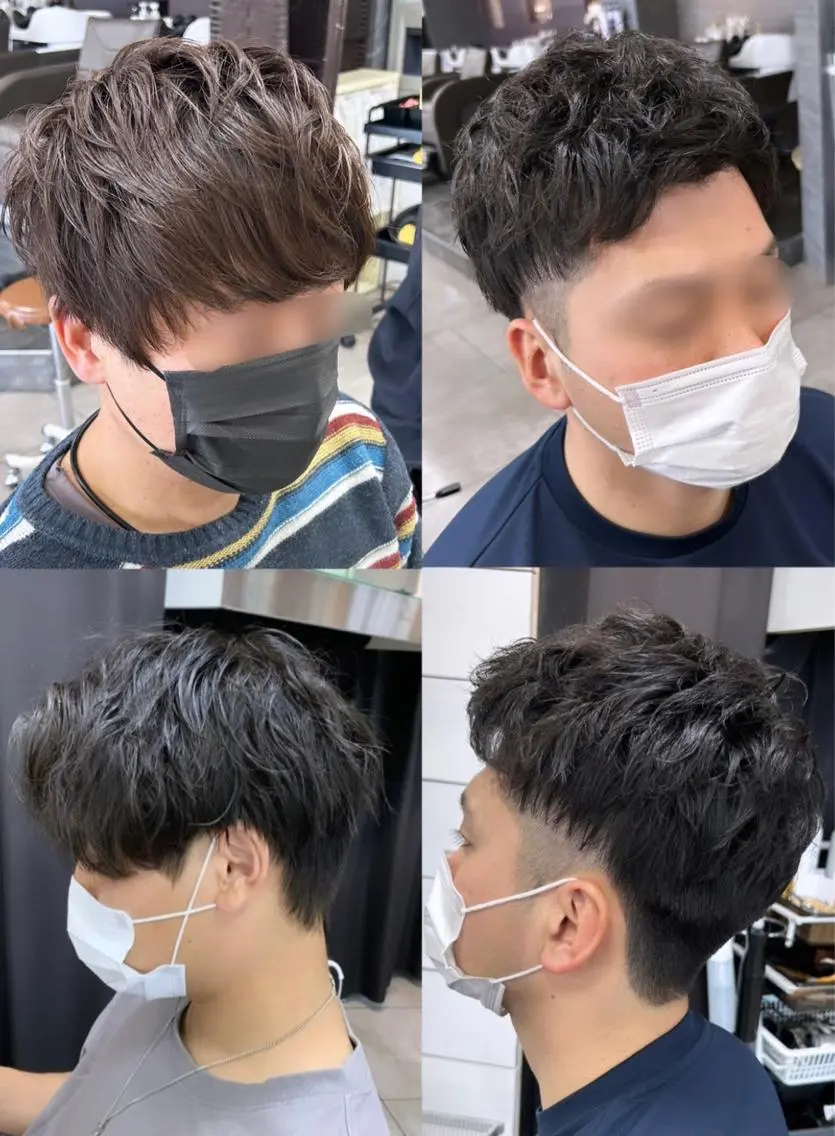 ショート カット パーマ レイヤー/艶髪カラー 森本くるみのヘアスタイル