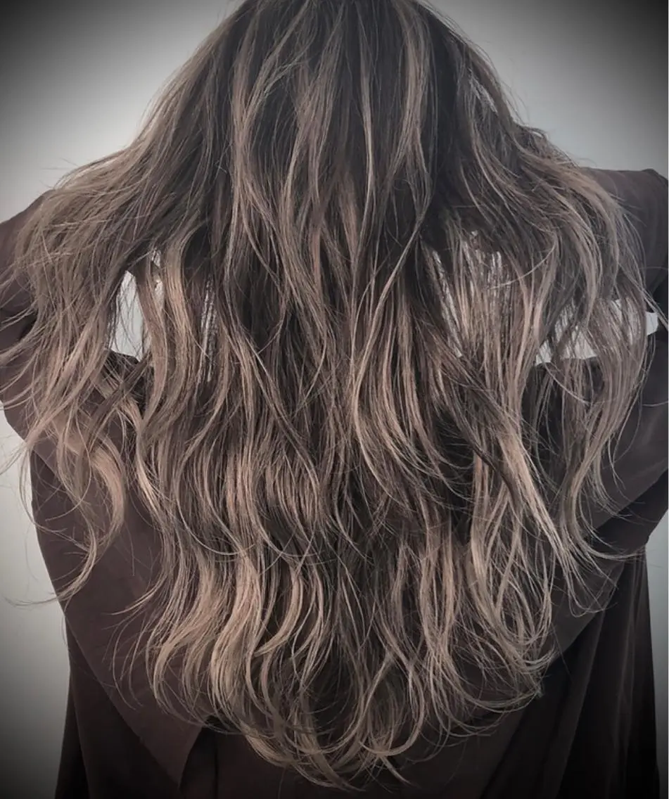 セミロング カラー Seventh Senseのヘアスタイル