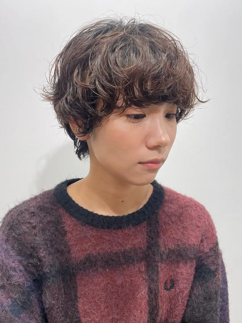 ショート パーマ 【吉祥寺】ショート/ レイヤーボブ/ryoのヘアスタイル
