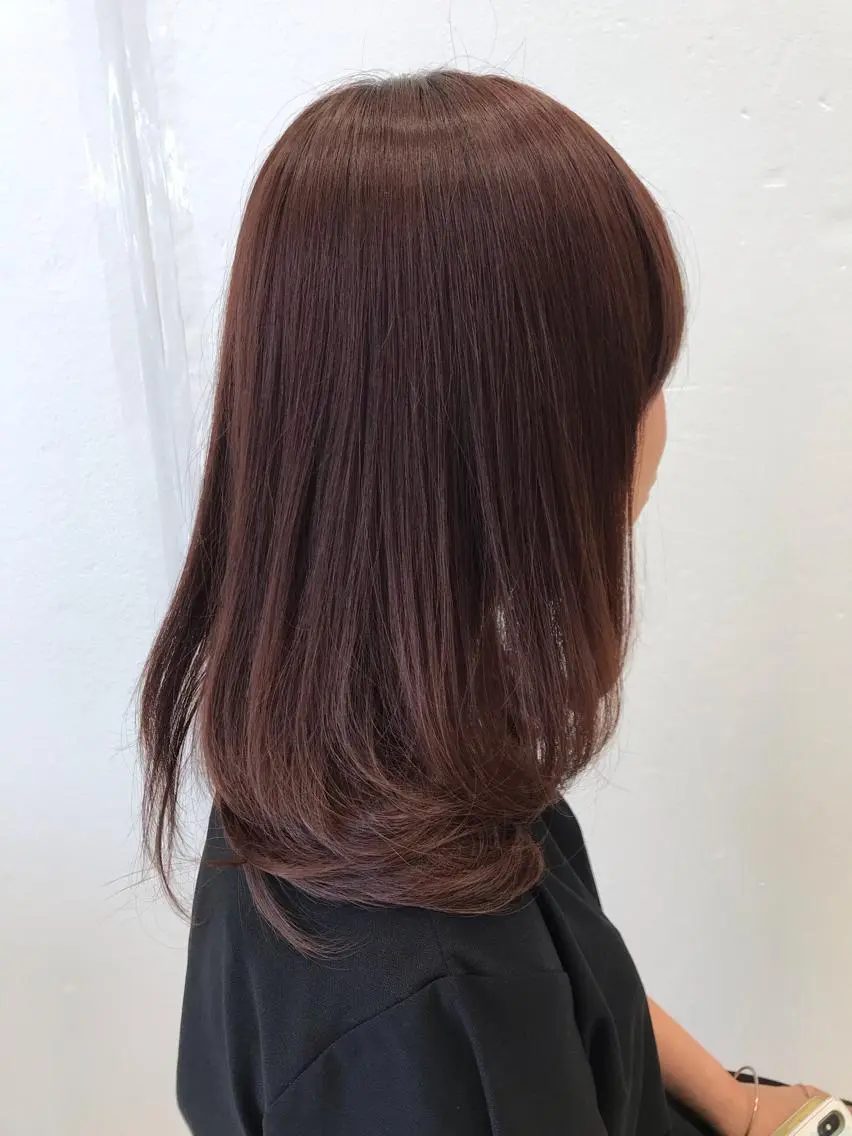ミディアム カラー ヘアカラー 髪質改善カラーリスト /根本雄貴のヘアスタイル