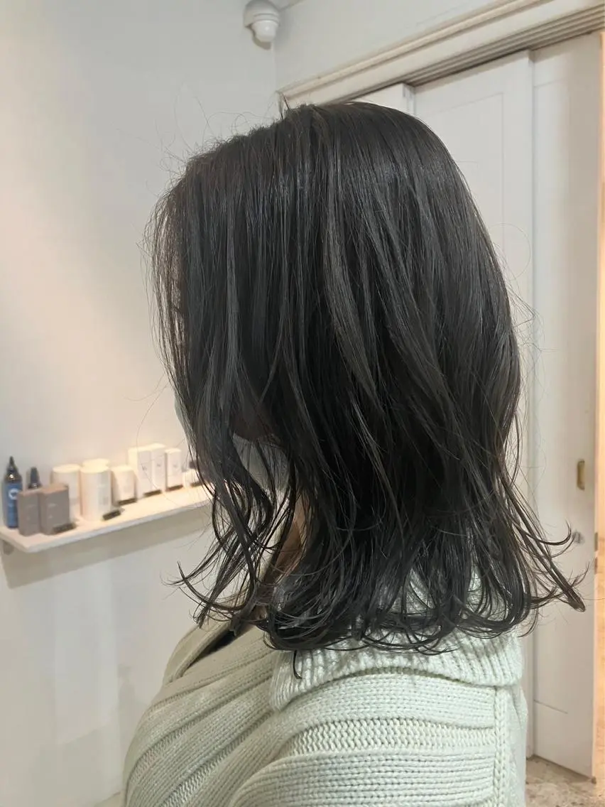ミディアム カラー ヘアカラー トリートメント 【透明感カラー】💠 TETSUのヘアスタイル