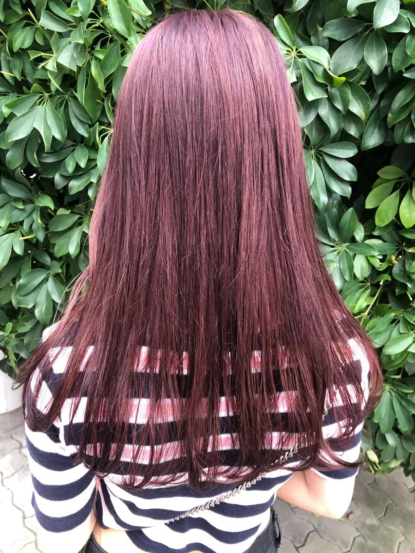 ロング カット ヘアカラー 野上 綾香のヘアスタイル